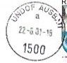 Neuer Feldpoststempel UNDOF AUSBATT in Damaskus wurde ab Februar 1999 eingesetzt