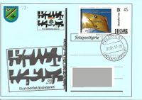 Rückseite: Deutsche Post Feldpost Bonn AST Kenzingen